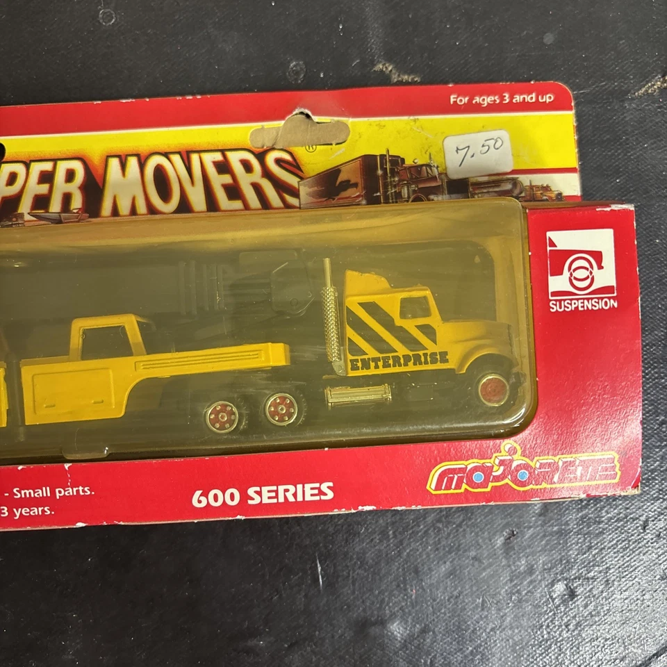 Remolque grúa Majorette Super Movers serie 600 escala HO Foto 2 de 4