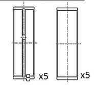 FAI AutoParts Kurbelwellenlager BM1023-STD