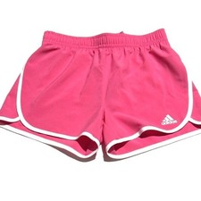 Adidas Girls Pink Aeroready Running Shorts Size Large 14 New