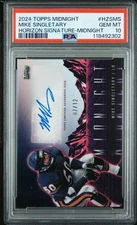 2024 Topps Midnight Horizon Signature Mike Singletary Auto 7/12 PSA 10 GM MNT!!!
