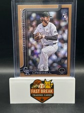 2025 2024 Topps Update Series Jeff Criswell #US5 Gold RC