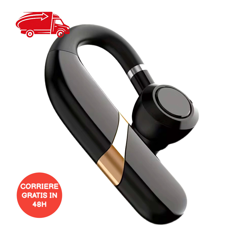 1pz Cuffie Wireless Auricolari Microfono ENC Ricarica USB Type-C Smartphone