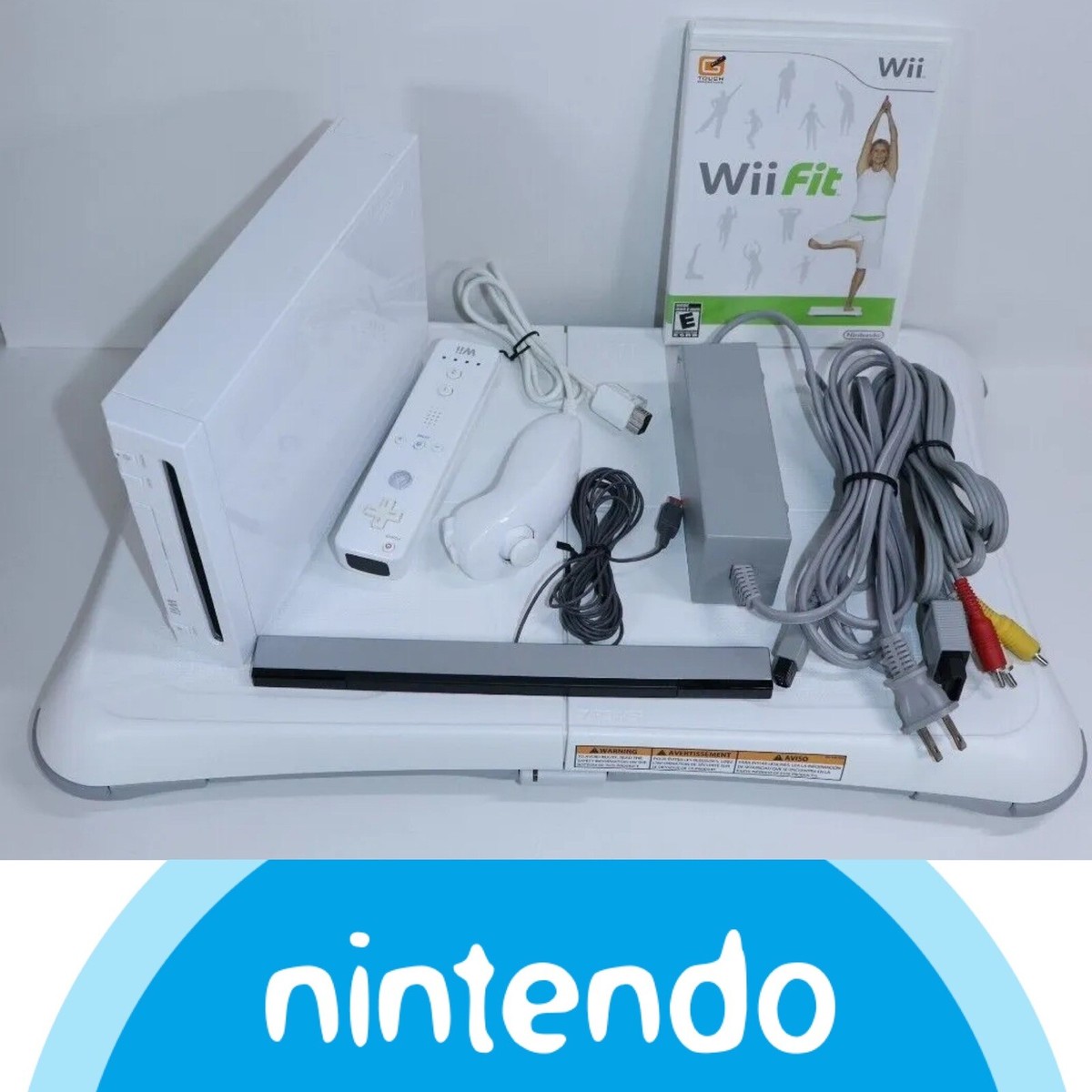 Nintendo Wii Fit Console Bundle, Includes Balance Board