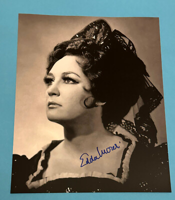 Edda Moser   -  signed, original Autogramm !!!