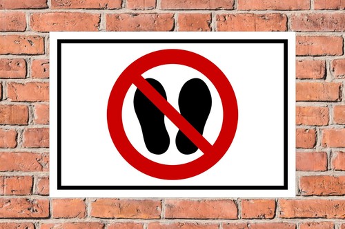Schild - Betreten der Fläche verboten! - in 4 Größen - S00355-028 - Bild 2 von 5