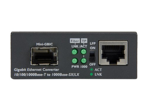 Konwerter mediów światłowodowych StarTech.com Gigabit Ethernet z otwartym gniazdem SFP - obsługa - Zdjęcie 2 z 4