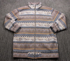 Vintage 90's Microfleece Southwestern Full Zip Jacket Outdoor Women's S