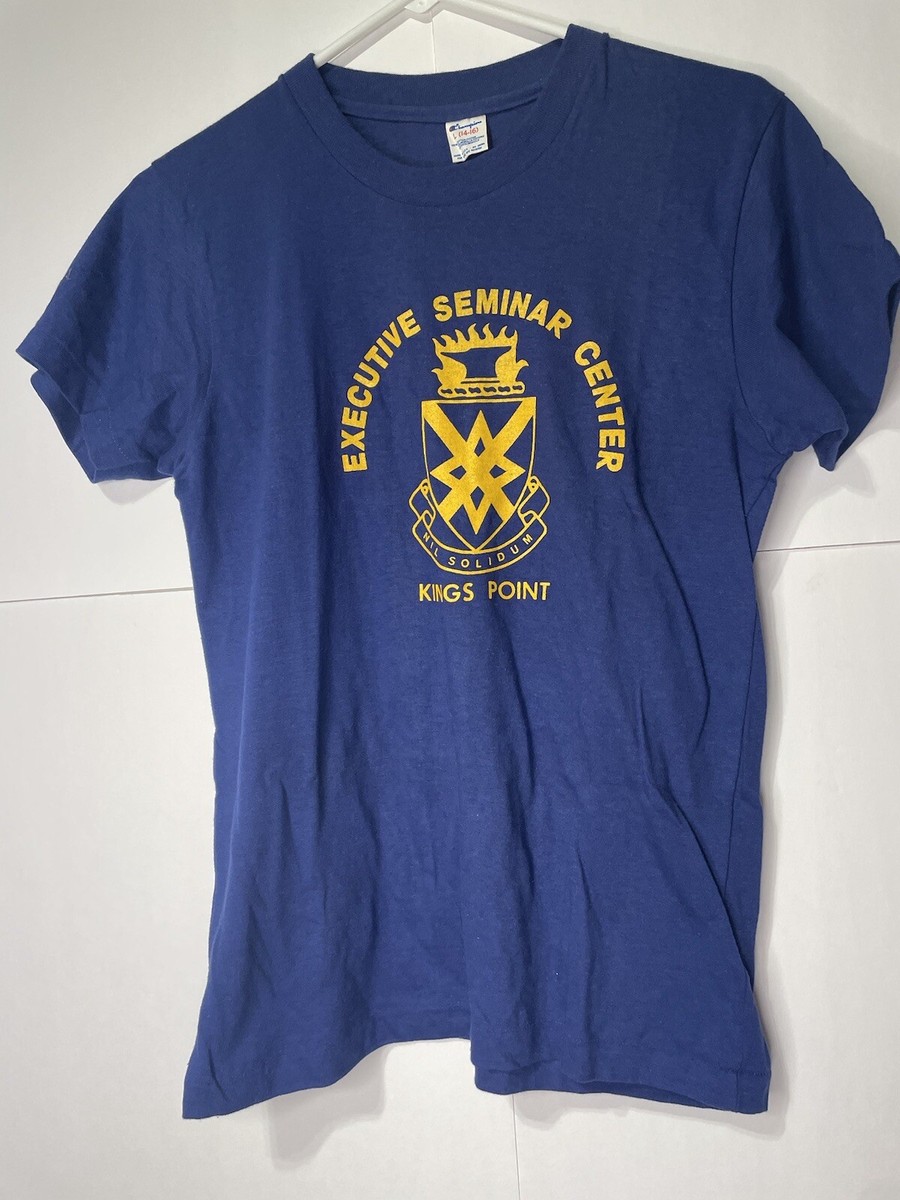 Vintage CIA T-shirt 1980s Kings Point Executive Seminar Center 