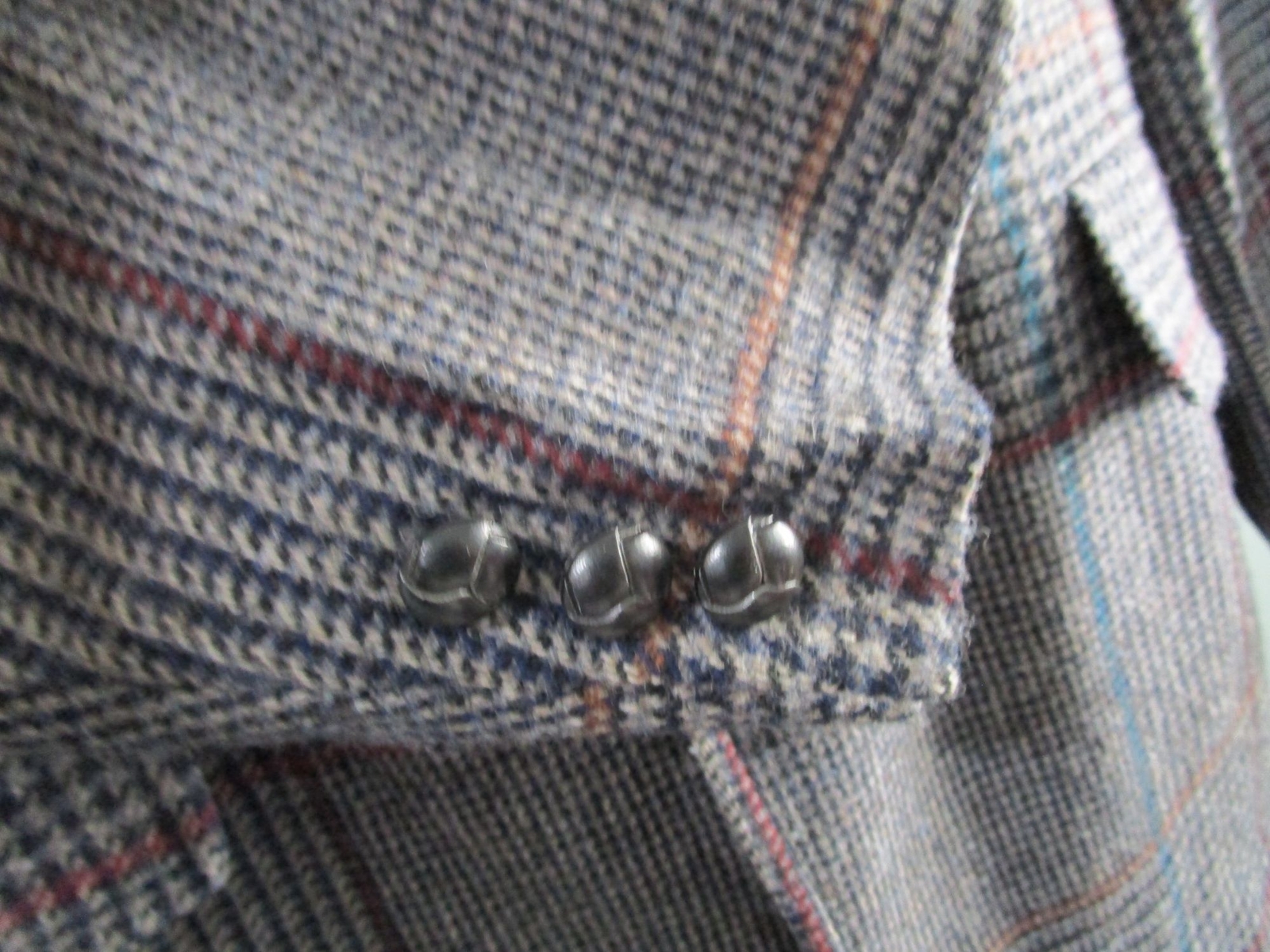 Vintage Pendleton Houndstooth Windowpane Tattersa… - image 9