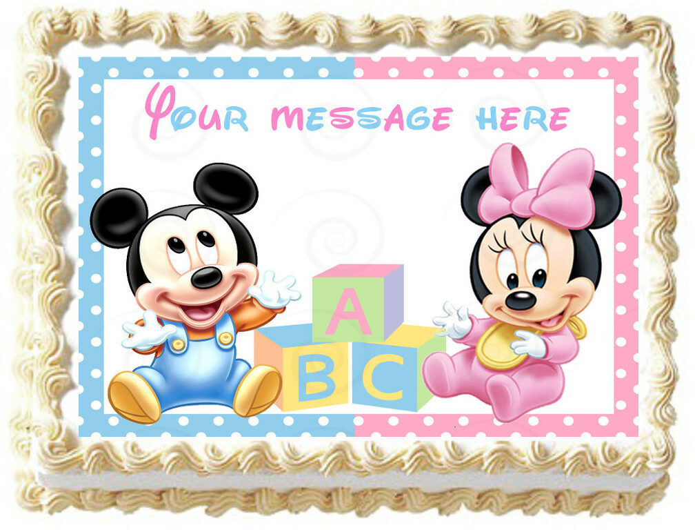 Mickey Mouse Clubhouse Edible Cake Topper
