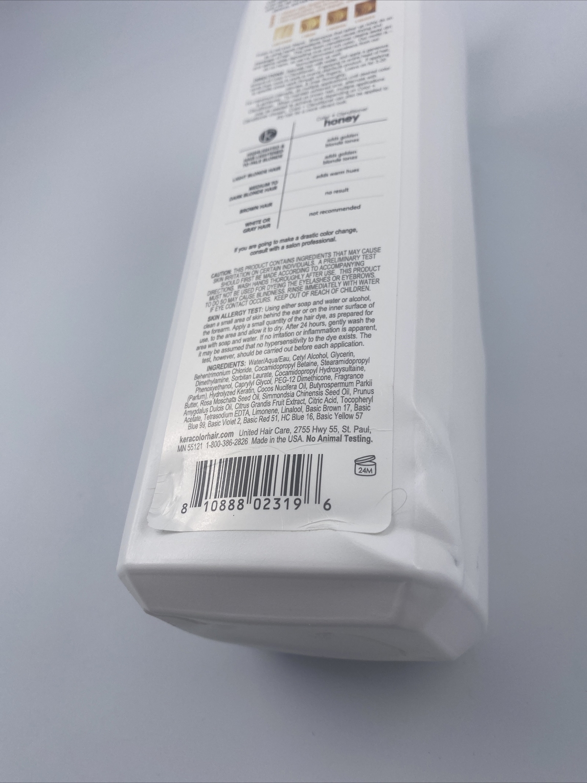Keracolor Clenditioner HONEY Hair Dye - Depositing Color Conditioner Colorwas...