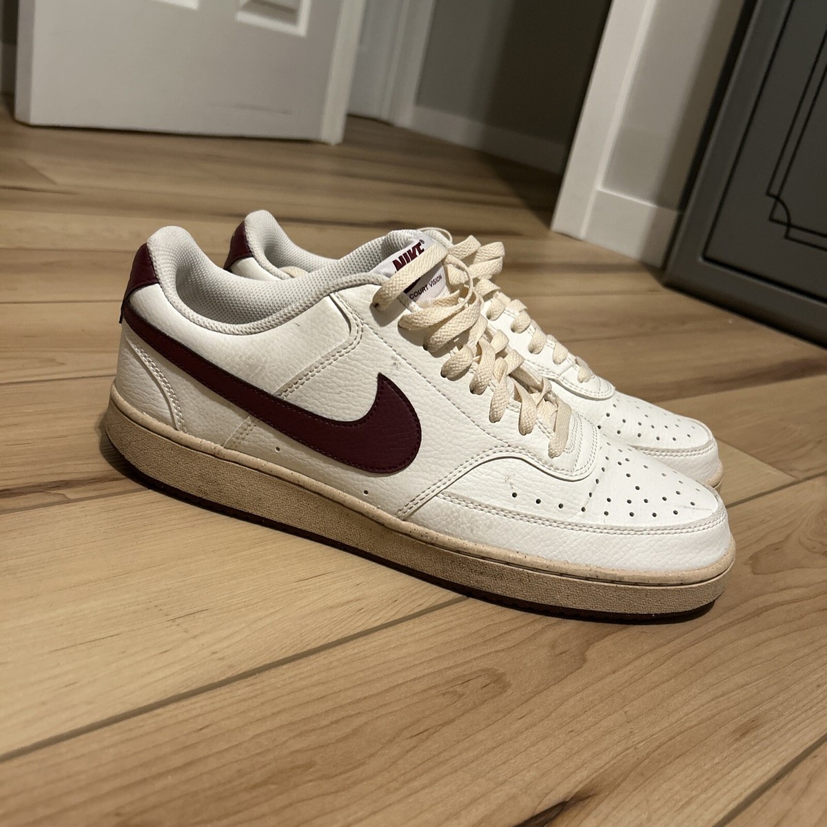 Size 11 - Nike Court Vision Low Next Nature Sail Dark