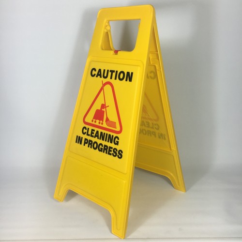 caution slippery surface warning/caution free standing sign