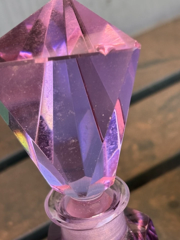 Par de Decantadores de Vidro de Neodímio Alexandrita *RARO* - Imagem 4 de 4