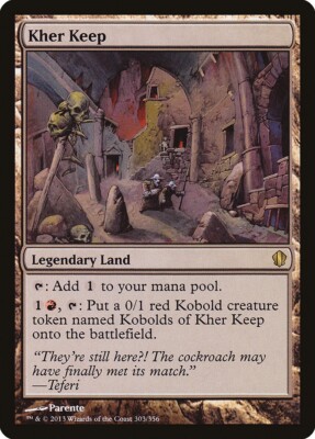 + Kher Keep near mint englisch Commander Rare MtG Magic the Gathering +