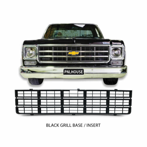 Grill Insert BLACK Fits Chevrolet C10 C20 C30 Ute 1973 - 1980 Chevy Pickup - Picture 1 of 6