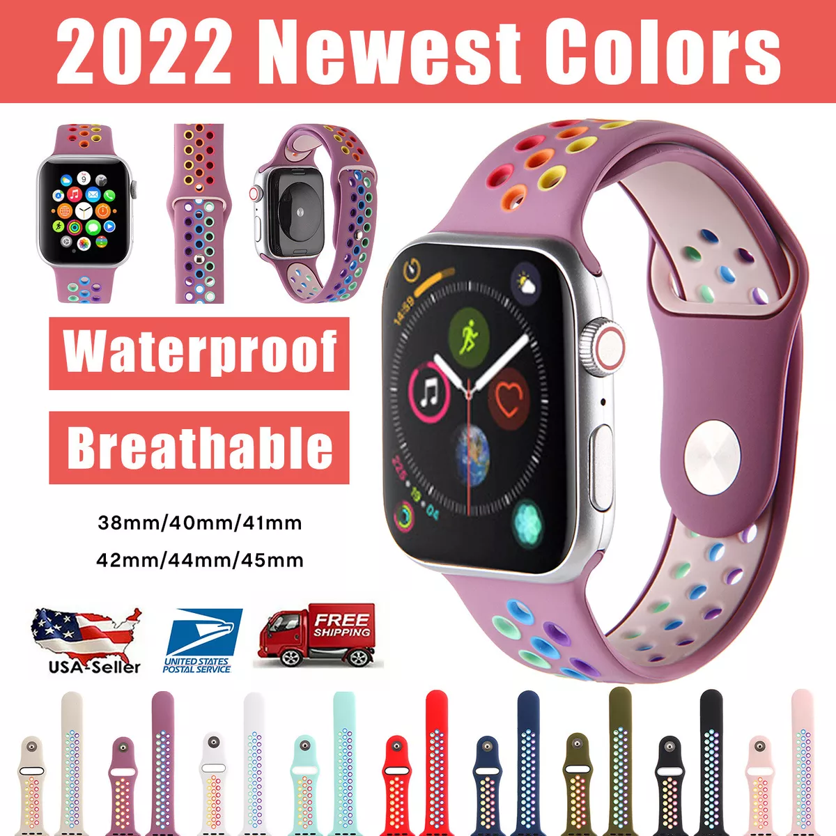 Bracelet Apple Watch Series 4 44mm Size L  Sports Strap Apple Watch Sports  - Smart Accessories - Aliexpress