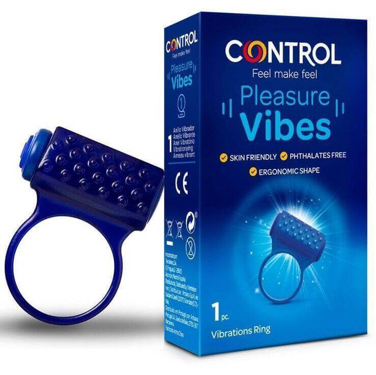 Control Pleasure Viber - Anello Fallico Vibrante in Silicone