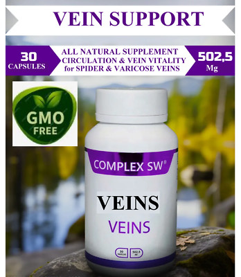 LEG VEIN CIRCULATION & VARICOSE SPIDER SUPPORT, DIOSMIN RUTIN, HESPERIDIN REMEDY