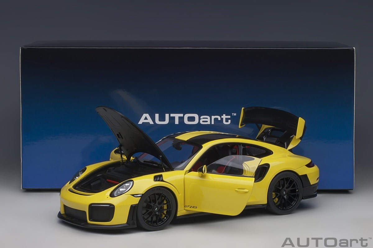 PORSCHE 911 CARRERA GT2 RS (991.2) WEISSACH PACKAGE YELLOW 1:18