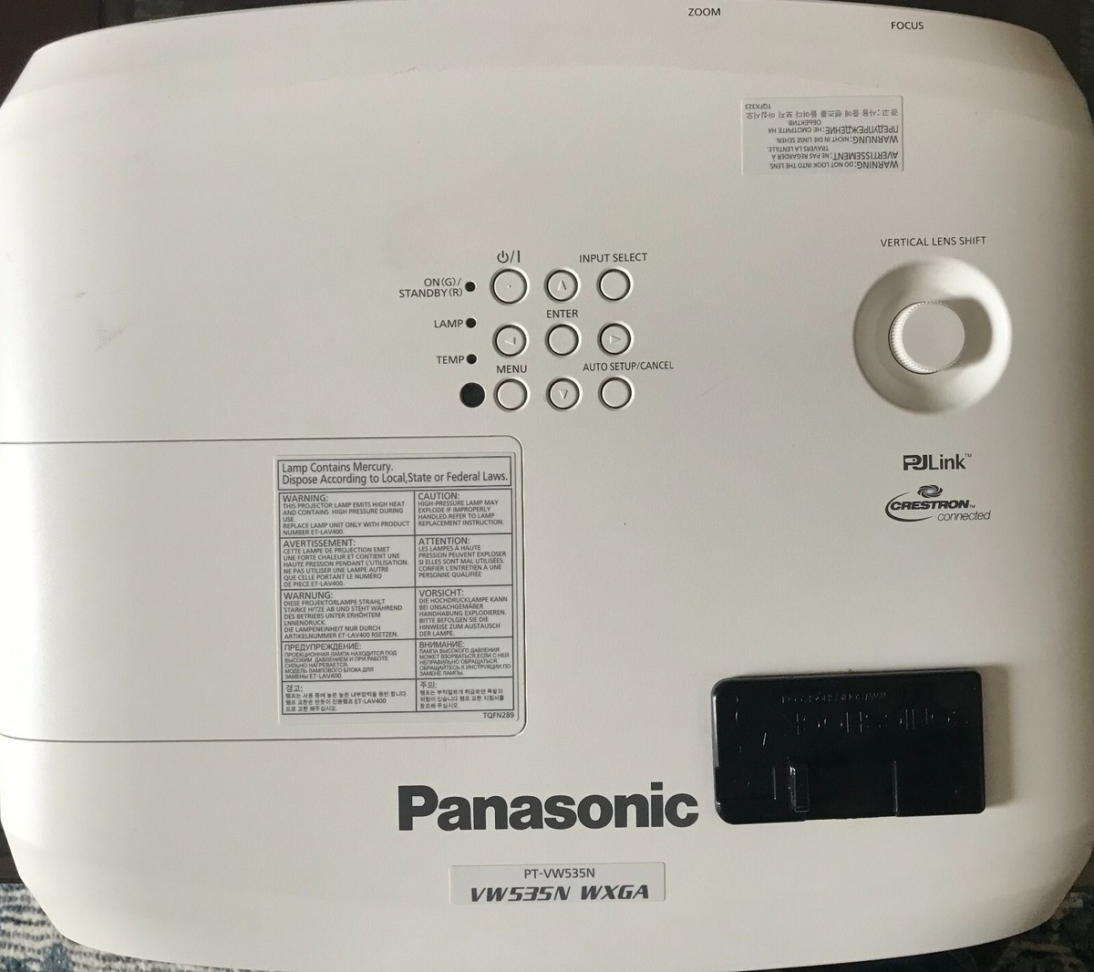 Panasonic Projector PT-VW535N. Please, read the details. | eBay