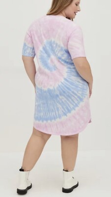 band t shirt dress plus size Plus Size Band Tee Dress