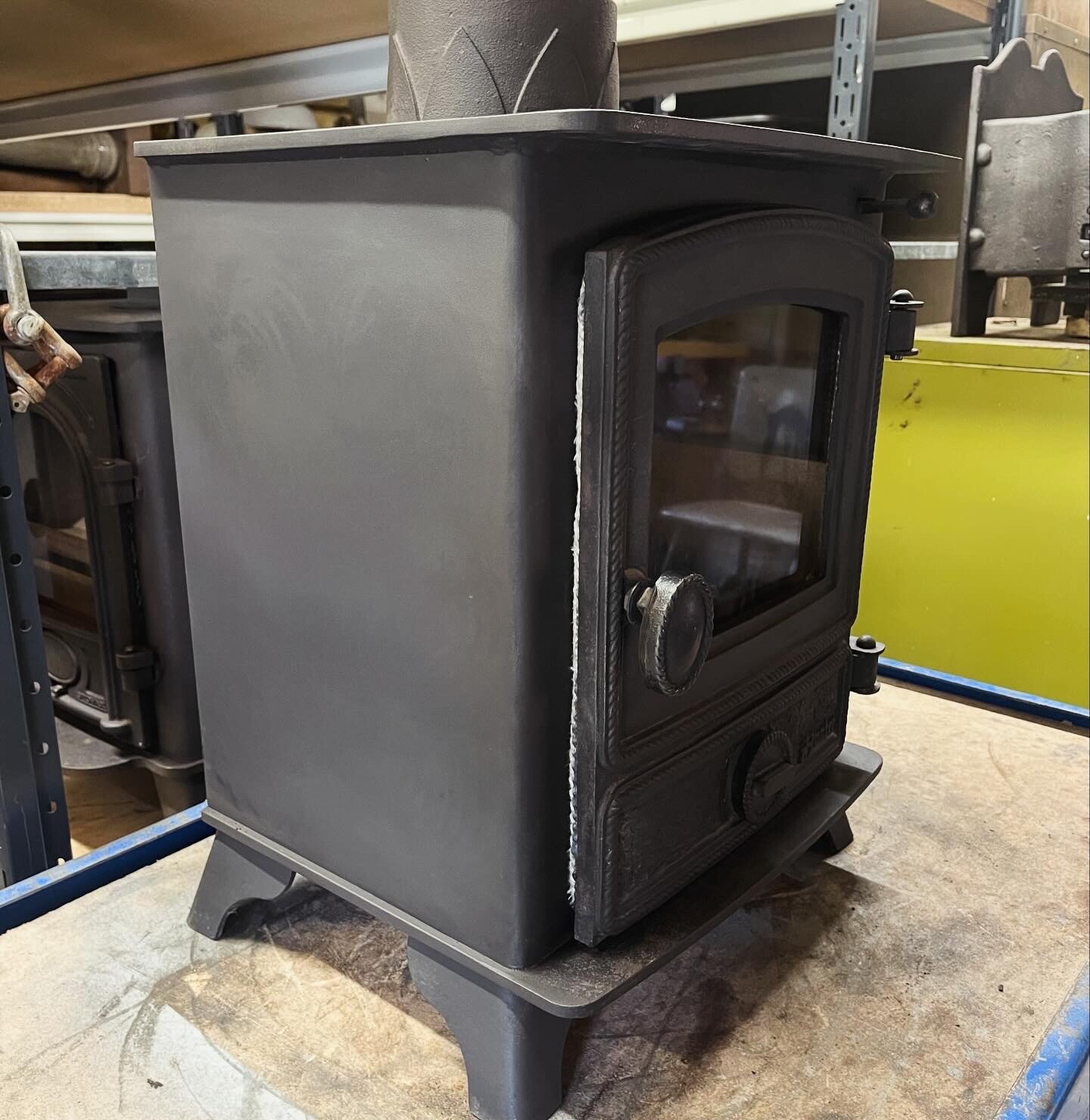 🔥 Restored “HUNTER HAWK 4” 4.5KW Multi fuel stove Wood Log Burner