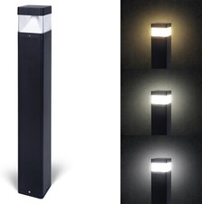 Bolardo LED Cuadrado Iluminación Paisaje 10/15/20 Vatios 40 Pulgadas 3CCT 3000/4000/500