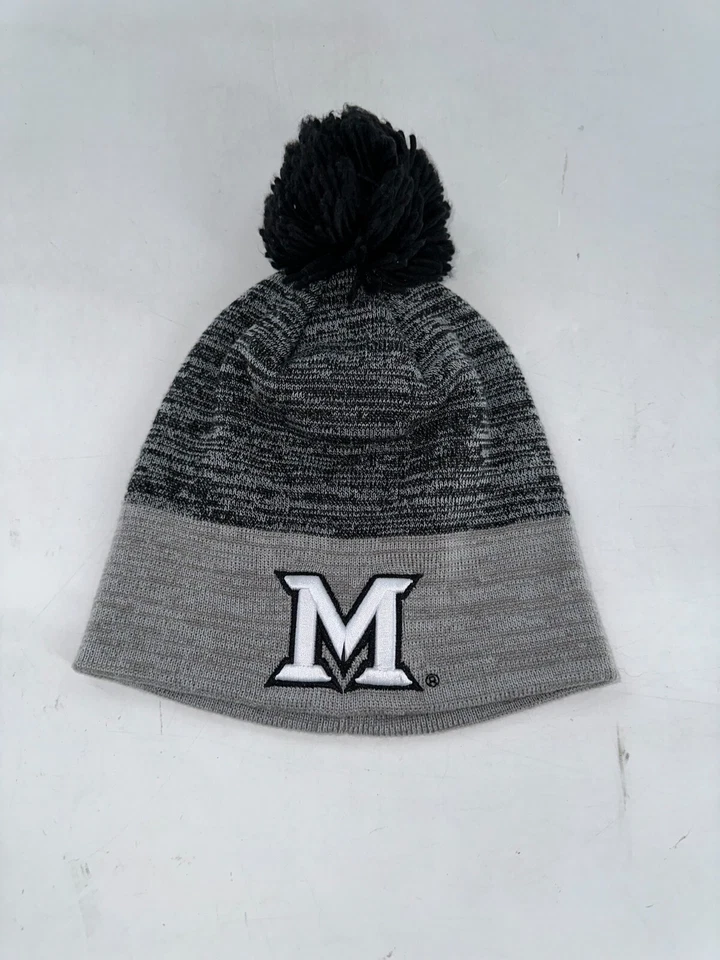 Miami University RedHawks Adidas Beanie Hat One Size Gray 100% Acrylic YGI L4-68 - Image 2 of 4
