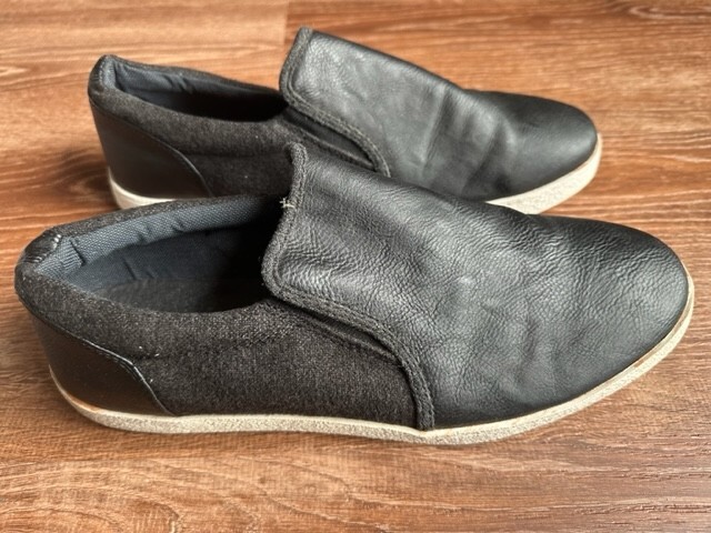 SAOLA ALDO Dress Loafer Shoes Black Leather Slip On Men’s Sz 9.5