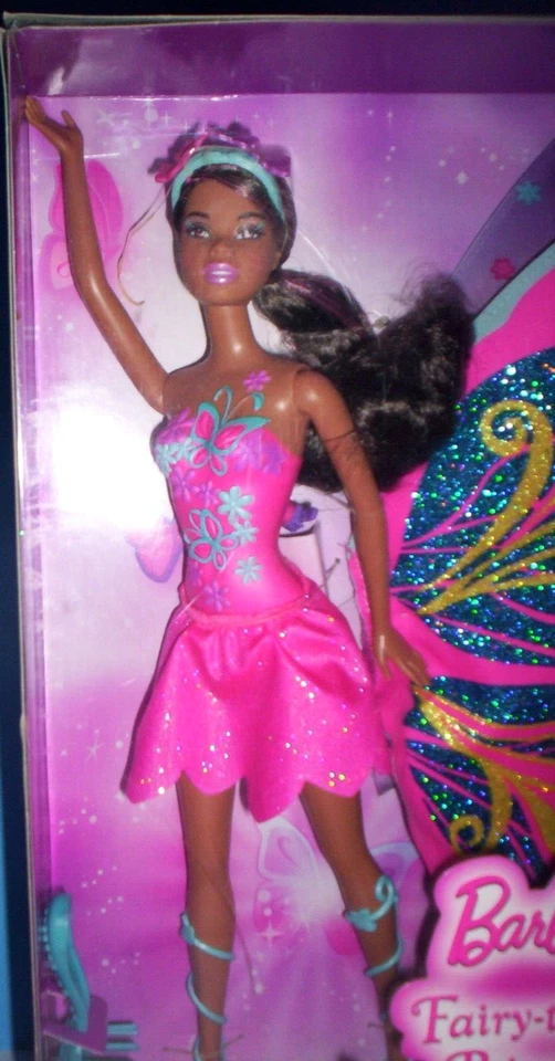 2009~MATTEL~BARBIE FAIRY-TASTIC PRINCESS A.A~SHE'S A PRINCESS & A FAIRY NRFB NEW - Image 2 of 3