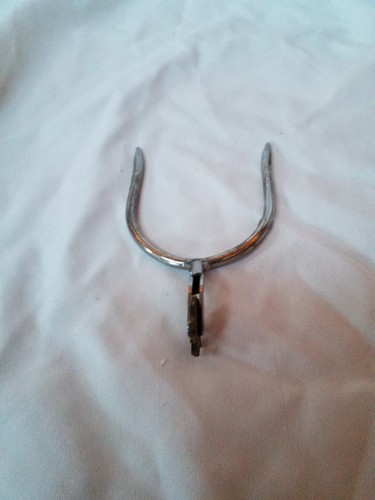 Einzelne Vintage Metallsporn Silberton/Messing 10 Punkt Reihe rustikales westliches Dekor - Bild 5 von 8