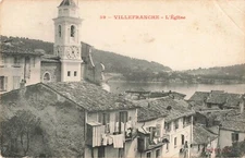 Postcard Villefranche - L 'Eglise, Unposted VTG VPC01.