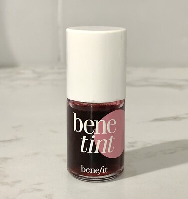 Benefit Bene Tint 12.5 ml/0.4 oz lip & Cheek stain rose-tinted NWOB