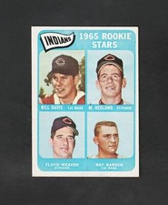 Click to enlarge Indians 1965 Rookie Stars (Bill Davis / Mike Hedlund / Floyd Weaver / Ray Barker)