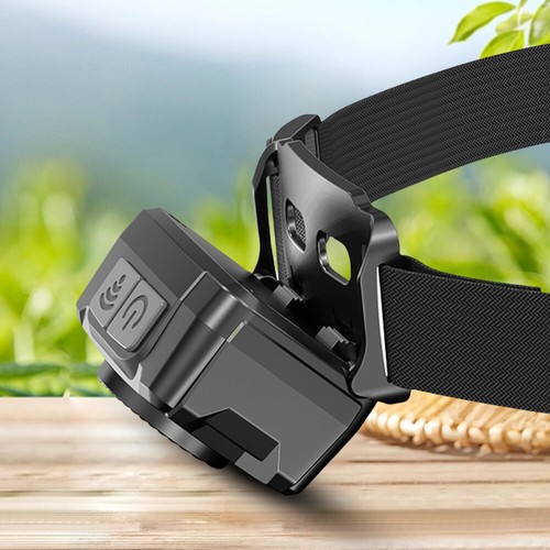 Lampe frontale LED puissante avec capteur de mouvement, lumière Rechargeable par - Imagen 2 de 10
