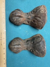 ANTIQUE Cast Iron Victorian Clawfoot Bath Tub Feet Ball Eagle Claw Foot Lot of 2