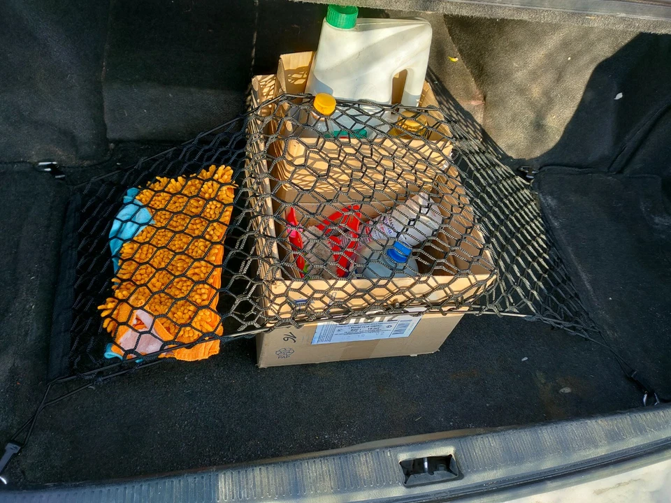 Red de carga organizadora estilo piso maletero trasero para LEXUS GS300 GS400 GS430 1998-2020 Foto 4 de 4