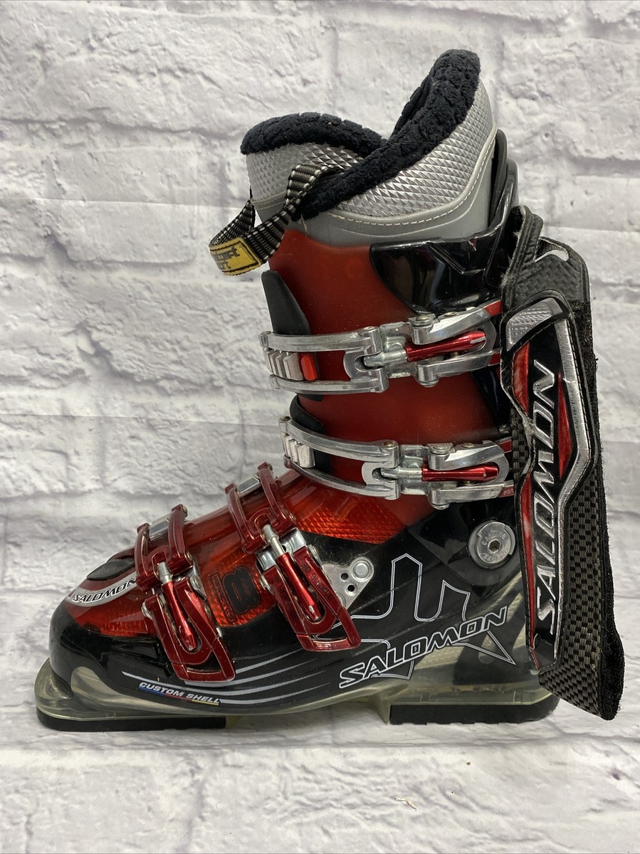 Salomon Energyzer Custom Shell Clear Red Black Ski Boots Salomon Energyzer Custom Shell Clear Red Black Ski Boots