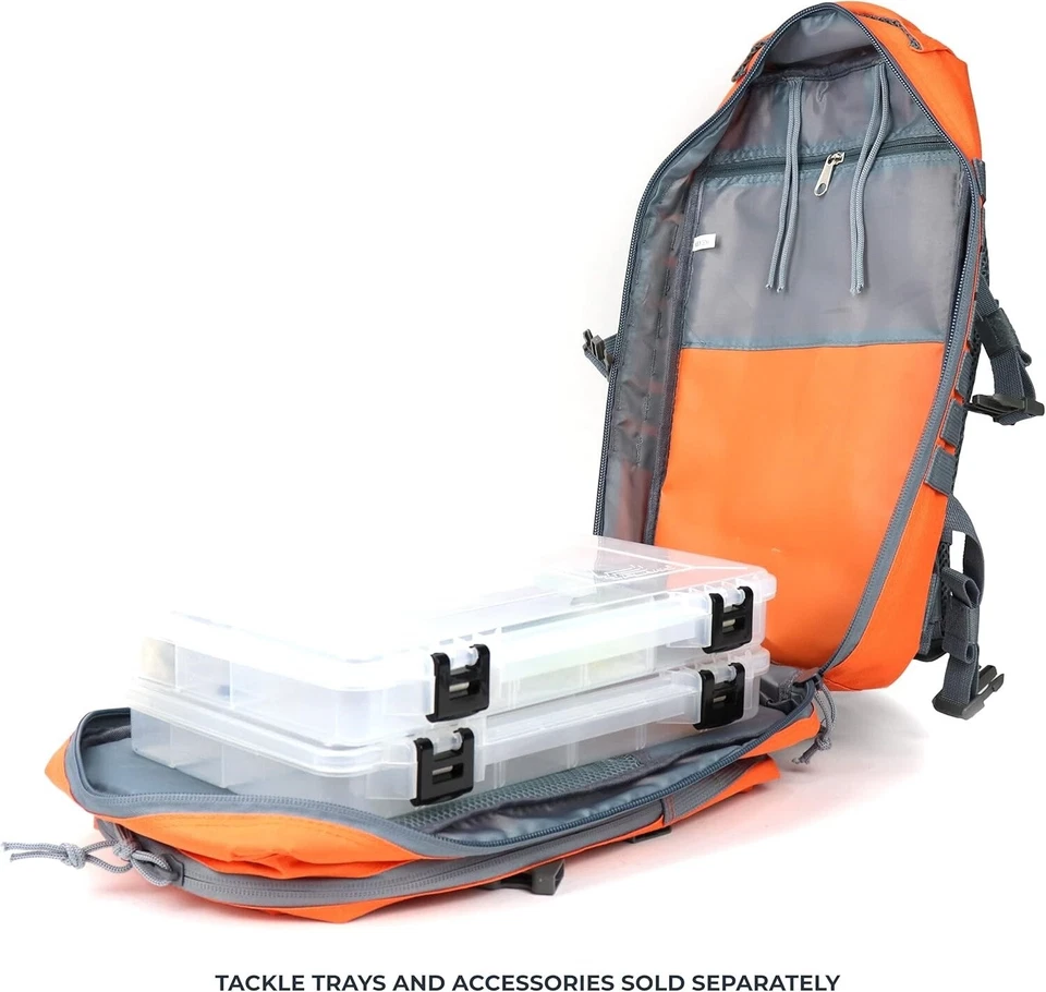 Mochila De Pesca Bolsa Impermeable Aparejos Almacenamiento Soporte Cana Pescar Foto 4 de 4