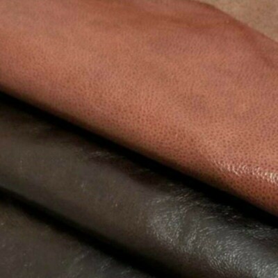 Echtes Echtleder Kastanie Stoff erste Schicht Rindsleder Fell Schnitt Schrott Material