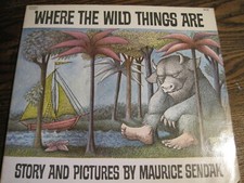 WHERE THE WILD THINGS ARE BY MAURICE SENDAK-1ST HARPER TROPHY ED 1984 PBK