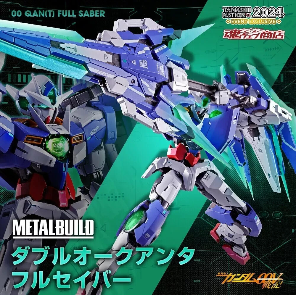 Metal Build Mobile Suit Gundam 00 Qan(T) Full Saber Tamashii
