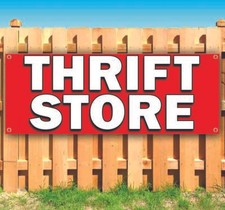 THRIFT STORE Advertising Vinyl Banner Flag Sign Many Sizes USA