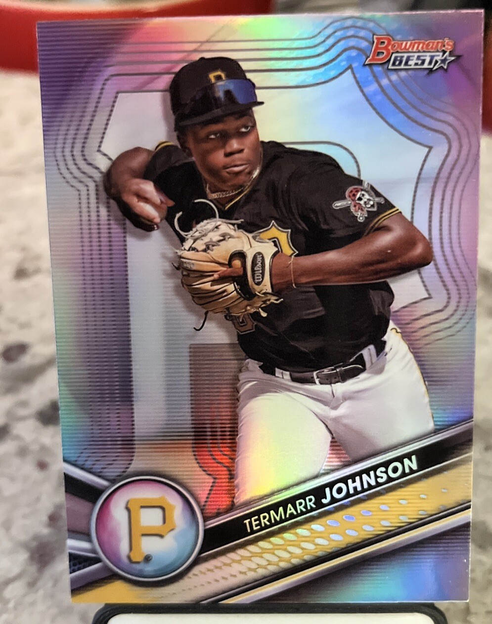 Termarr Johnson 2022 Bowman's Best Top Prospects #TP-30 Refractor Pirates