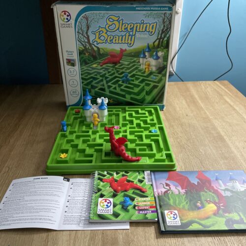 Smart Games - Dornröschen Deluxe, Puzzlespiel mit 60 Herausforderungen + Buch