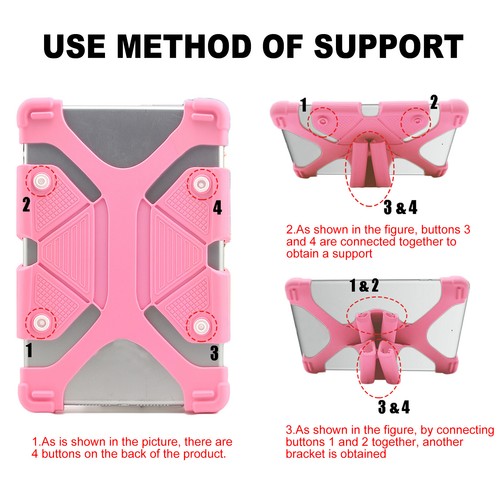 Tablet Cover Case Shockproof Silicone Shell For Lenovo Tab M7 M8 M10 E7 E8 E10 - Picture 41 of 50