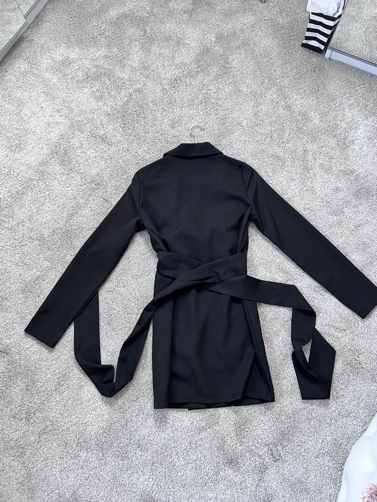 PrettyLittleThing PLT Black Blazer Wrap mini dres… - image 8