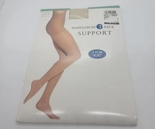 Nordstrom Rack Sheer Pantyhose Control Top Sheer Toe Color Bone: Size B