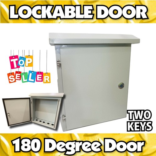 Large 540W x 600H x 225D Stainless or Steel Electrical NEW solar gate box Metal - Picture 8 of 13